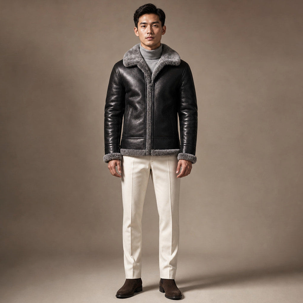 Brudon | Wax Jacket Insulated Winter in Grey – Premium Editorial