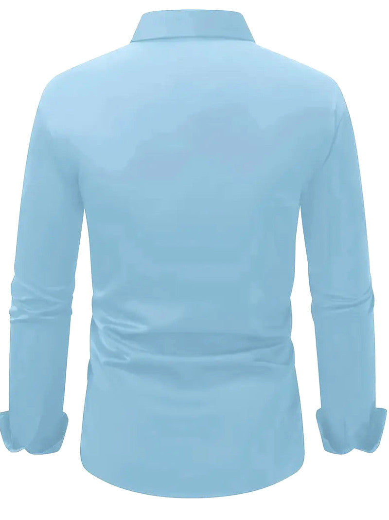 Arven | Dress Shirt Pointed Collar Long Sleeve Button-Down