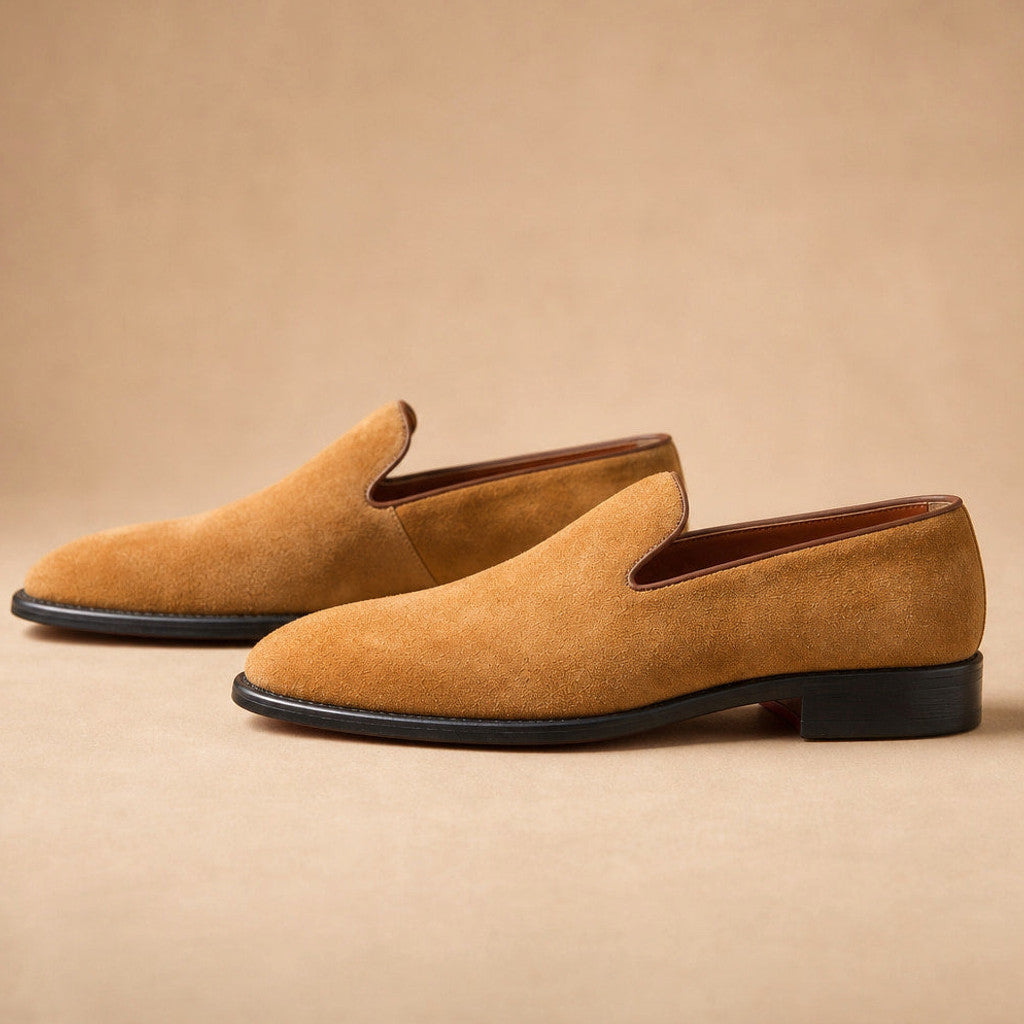Camex | Suede Loafers Slip On in Brown – Premium Editorial