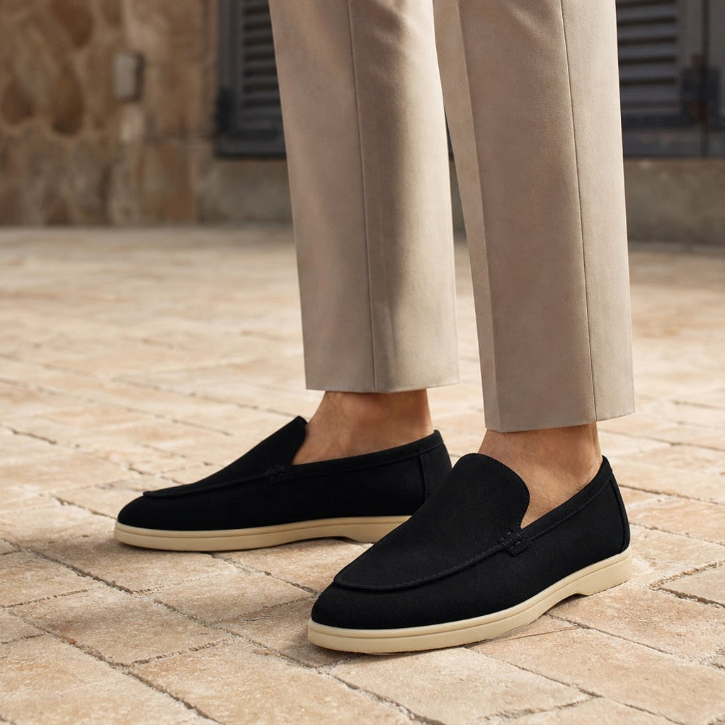 Carven | Loafers Moc-Toe Slip-On Flat Sole Black – Full Look