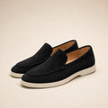 Carven | Loafers Moc-Toe Slip-On Flat Sole Black – Product Photo