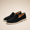 Carven | Loafers Moc-Toe Slip-On Flat Sole Black – Product Photo