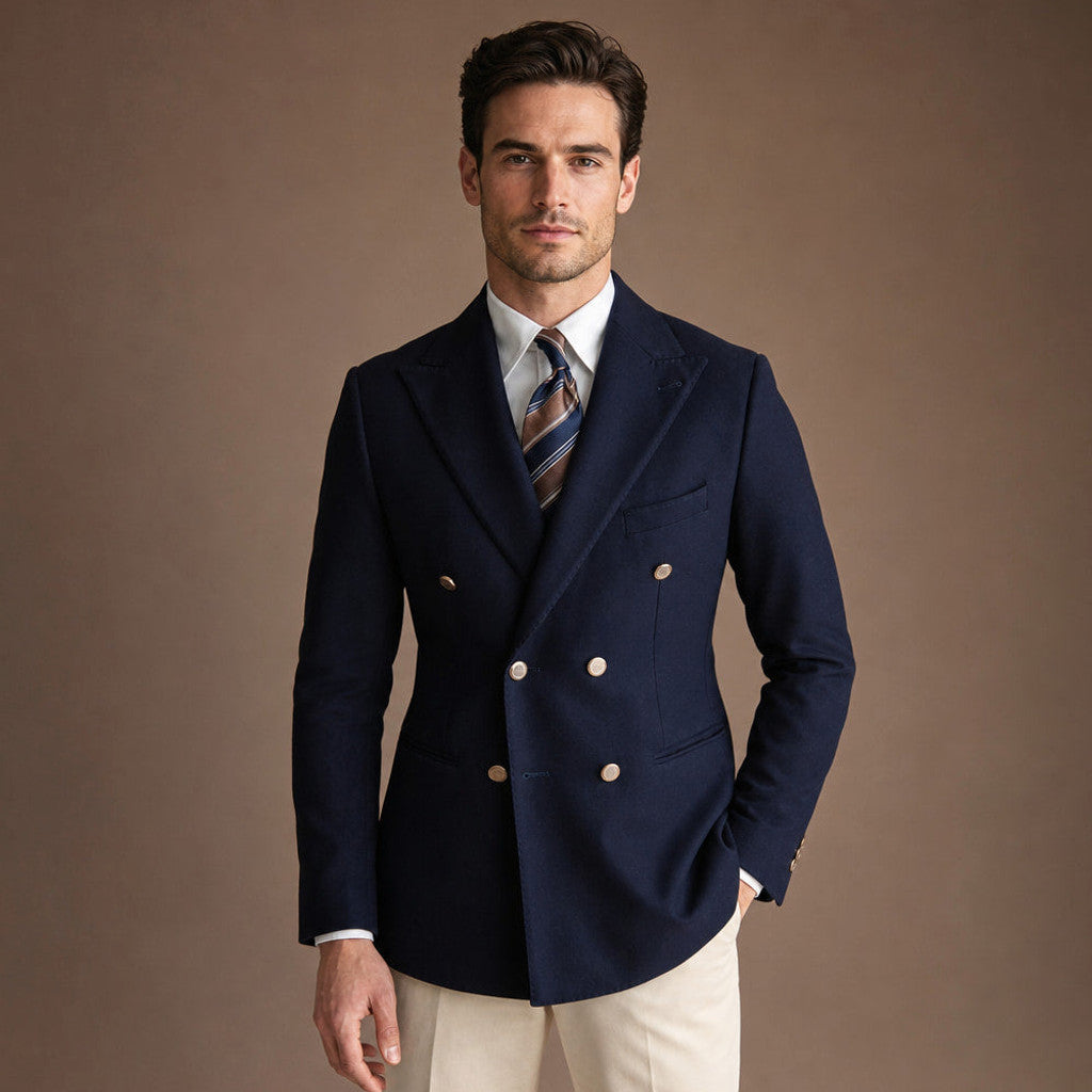 Celdex | Blazer Half Lined Tailored Fit in Navy – Premium Editorial
