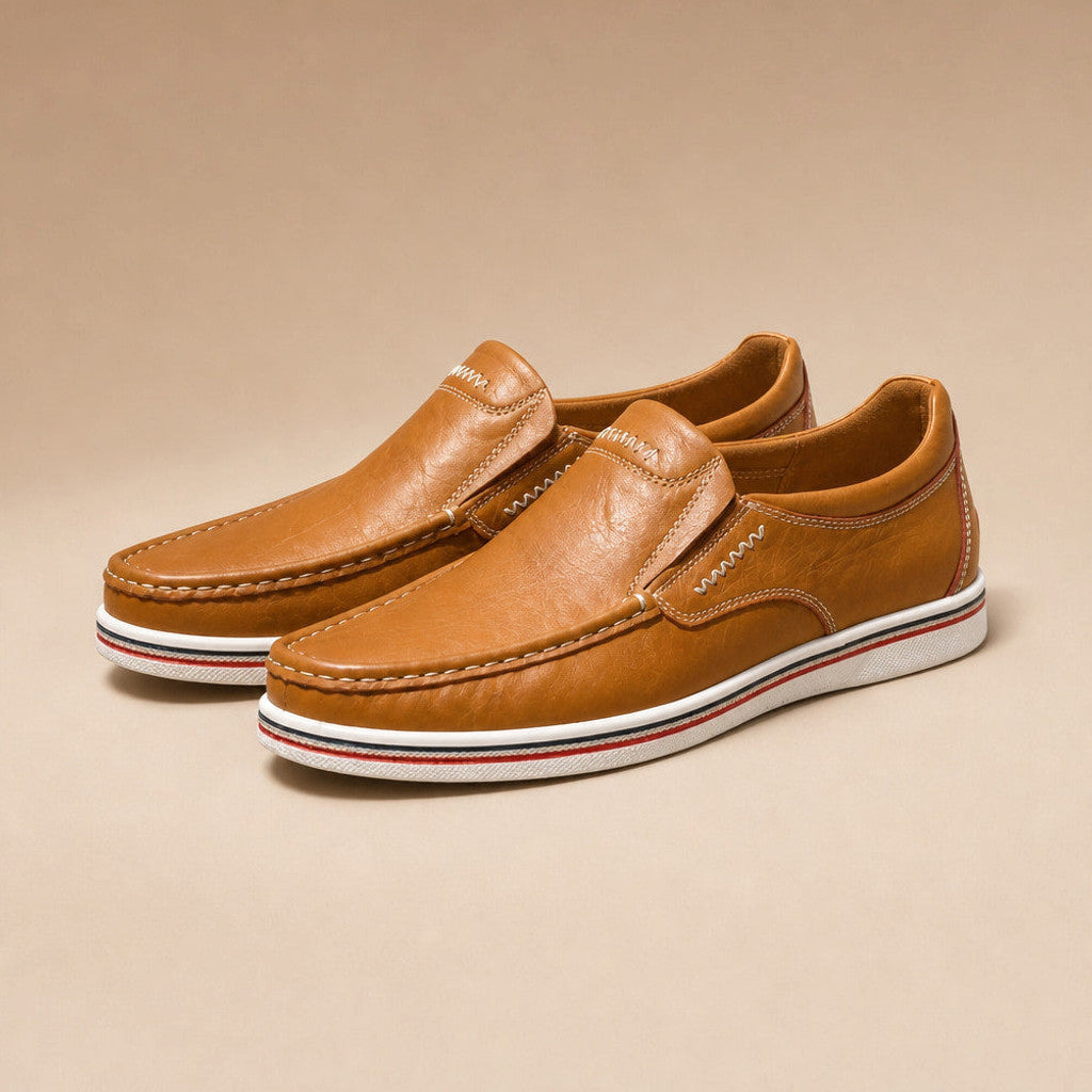Celdox | Leather Loafer Slip On Brown – Product Photo
