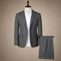 Chardon | Three Piece Suit Herringbone Slim Fit Dark Grey – Product Photo