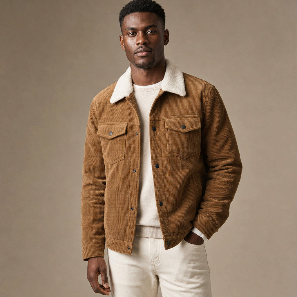 Chordex | Corduroy Jacket Regular Fit in Brown – Premium Editorial
