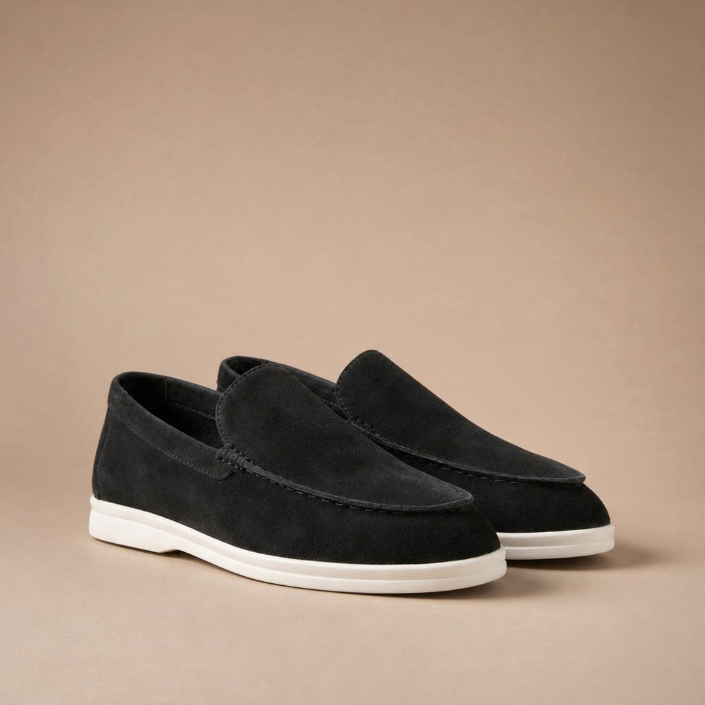 Colvex | Slip On Loafers Knit Upper Lightweight Black – Product Photo
