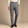 Corland | Dress Pants Plaid Tapered Black Black – Product Photo