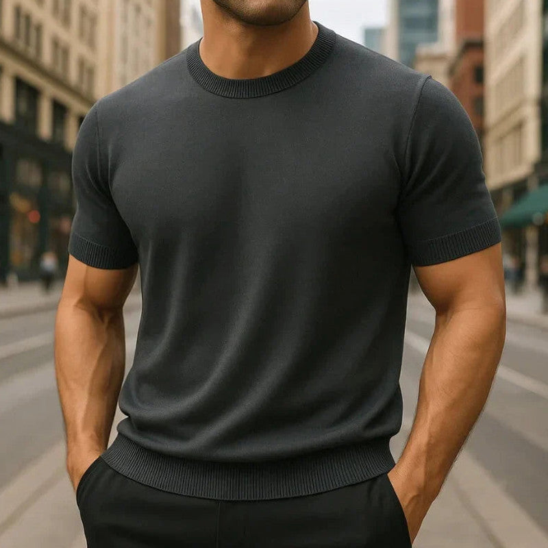 Kelson | Fit Shirt Merino Wool Blend Crew Neck Tailored Tee