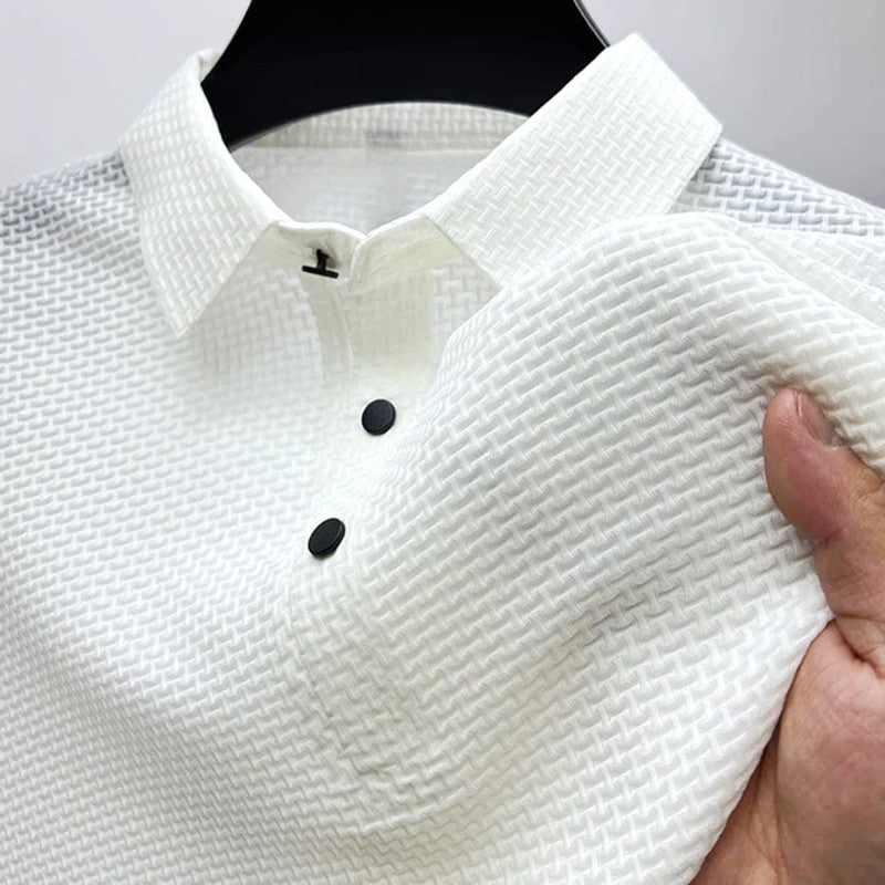 Kelvar | Polo Shirt Pique Ribbed Collar Straight Fit
