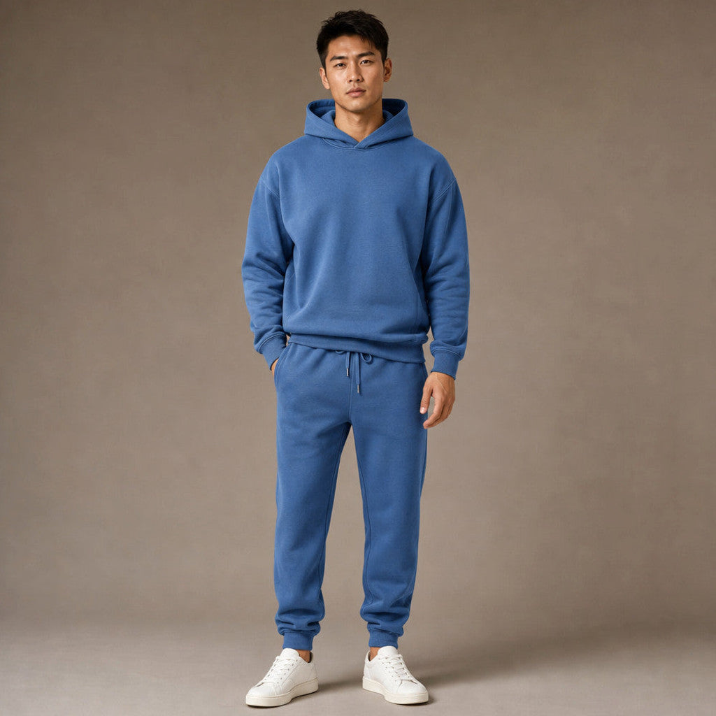 Draxon | Hoodie and Jogger Set Tapered Leg Blue – Product Photo