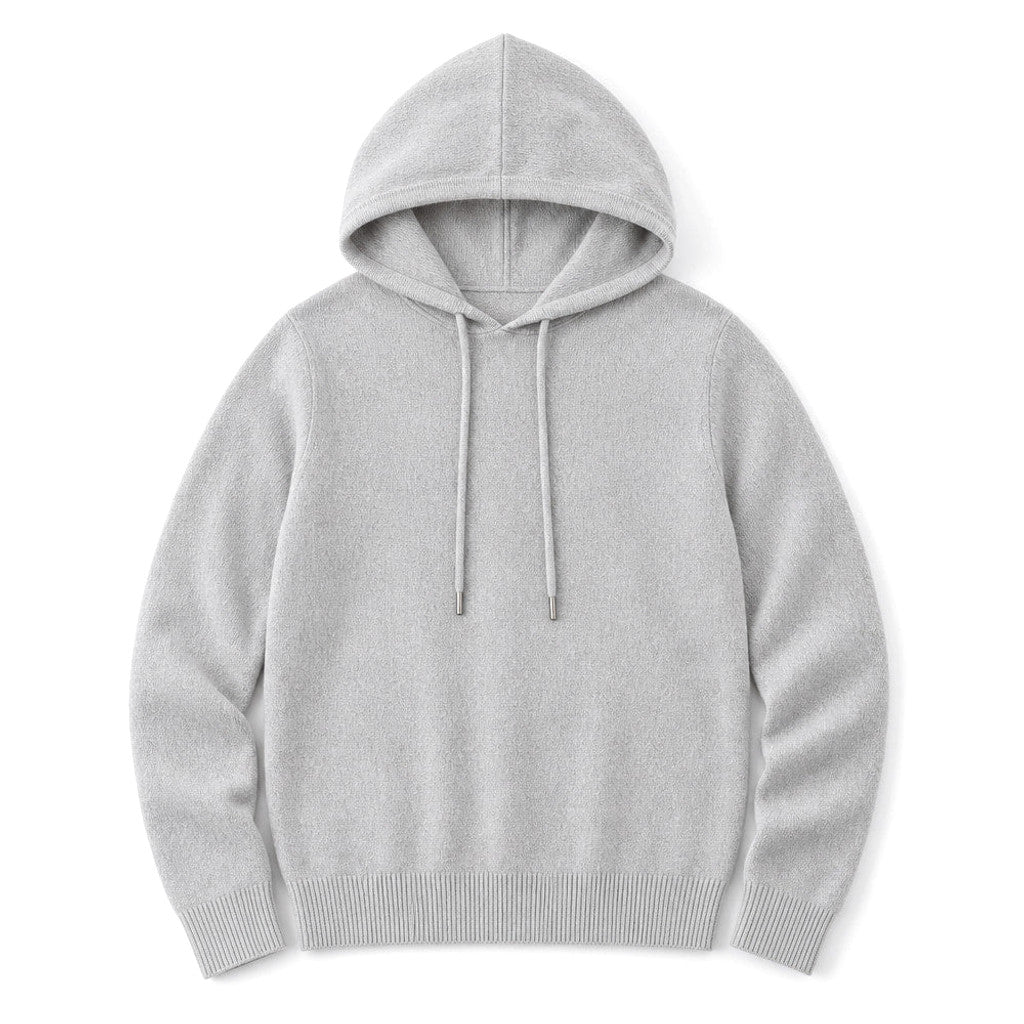 Dunstan | Graphic Hoodie Knit Pullover – Product Photo