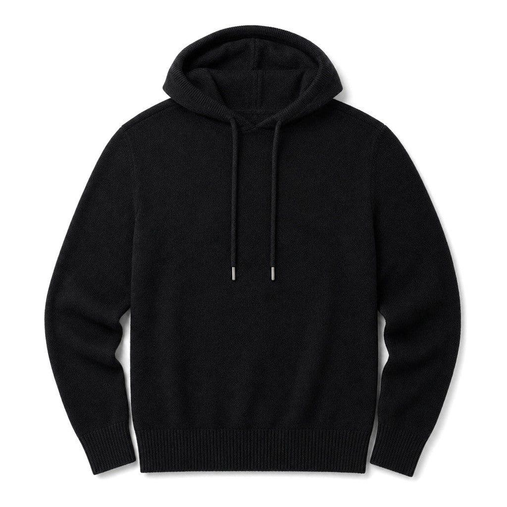 Dunstan | Graphic Hoodie Knit Pullover – Product Photo
