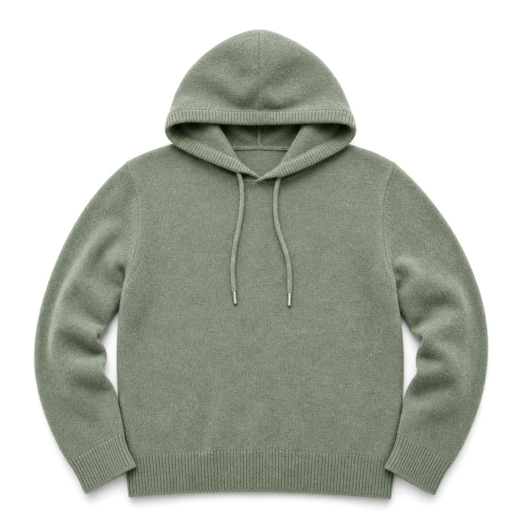 Dunstan | Graphic Hoodie Knit Pullover – Product Photo