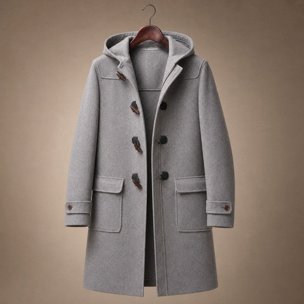 Durward | Duffle Coat Detachable Hood – Product Photo