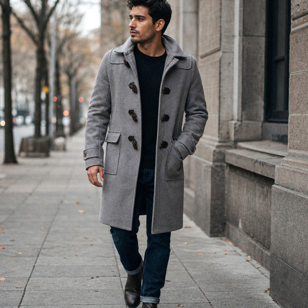 Durward | Duffle Coat Detachable Hood – Product Photo