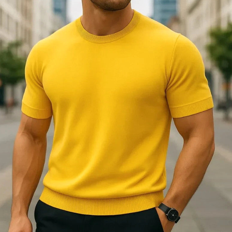 Kelson | Fit Shirt Merino Wool Blend Crew Neck Tailored Tee