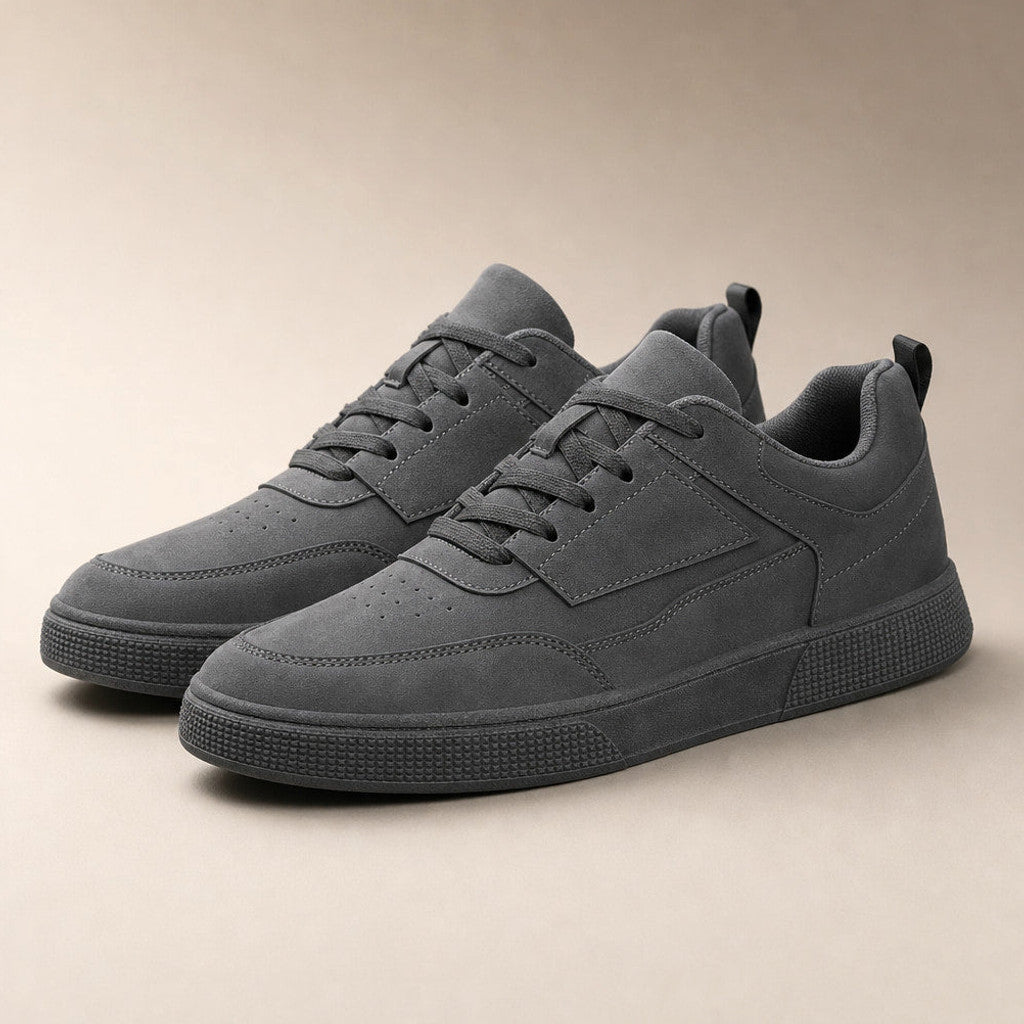 Eaton | Low-Top Sneakers Cushioned Sole Charcoal – Product Photo