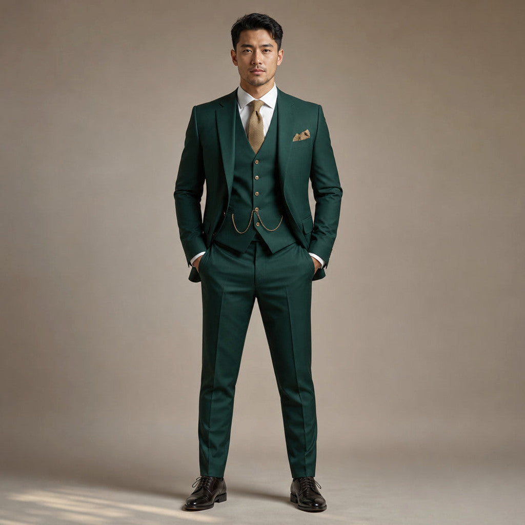 Everard | Three Piece Suit Peak Lapel Slim Fit – Product Photo