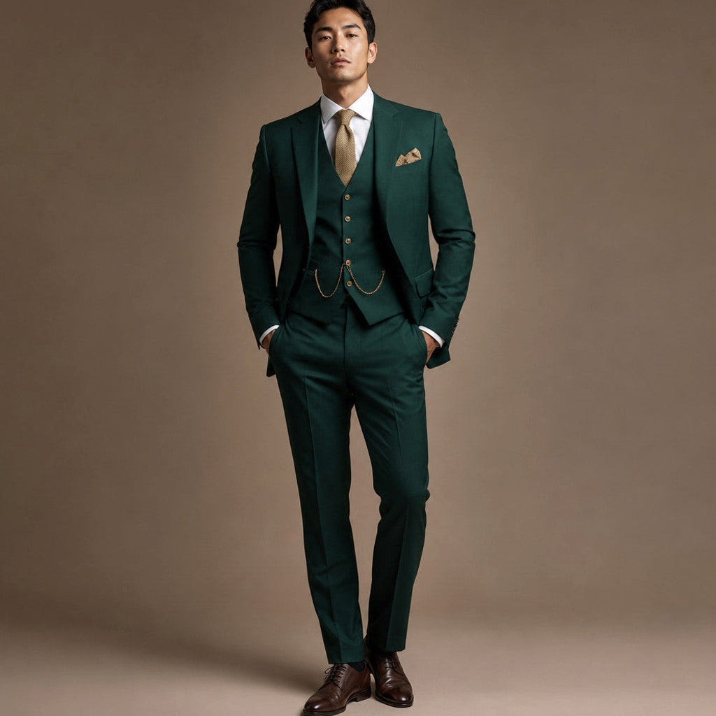 Everard | Three Piece Suit Peak Lapel Slim Fit – Product Photo