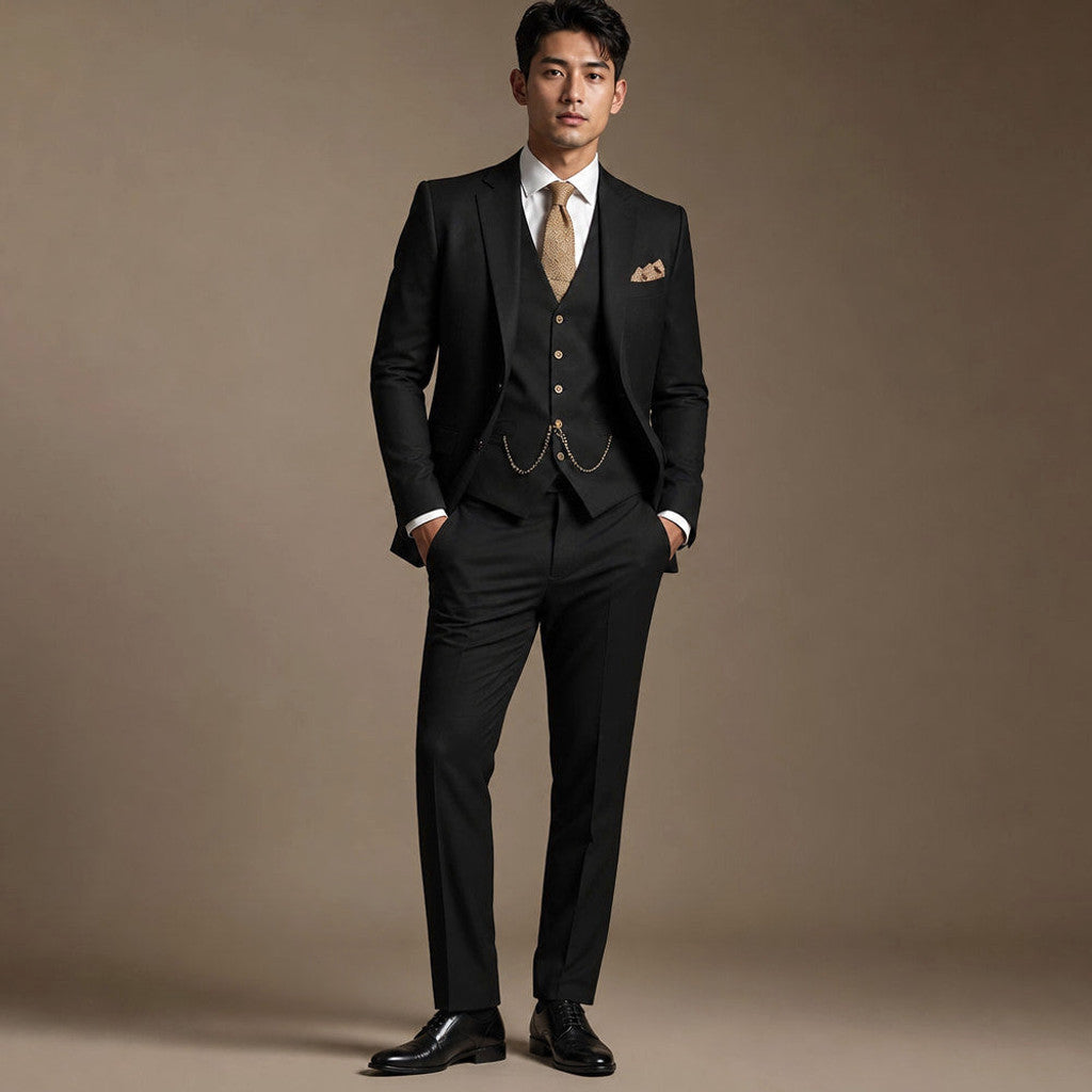 Everard | Three Piece Suit Peak Lapel Slim Fit – Product Photo