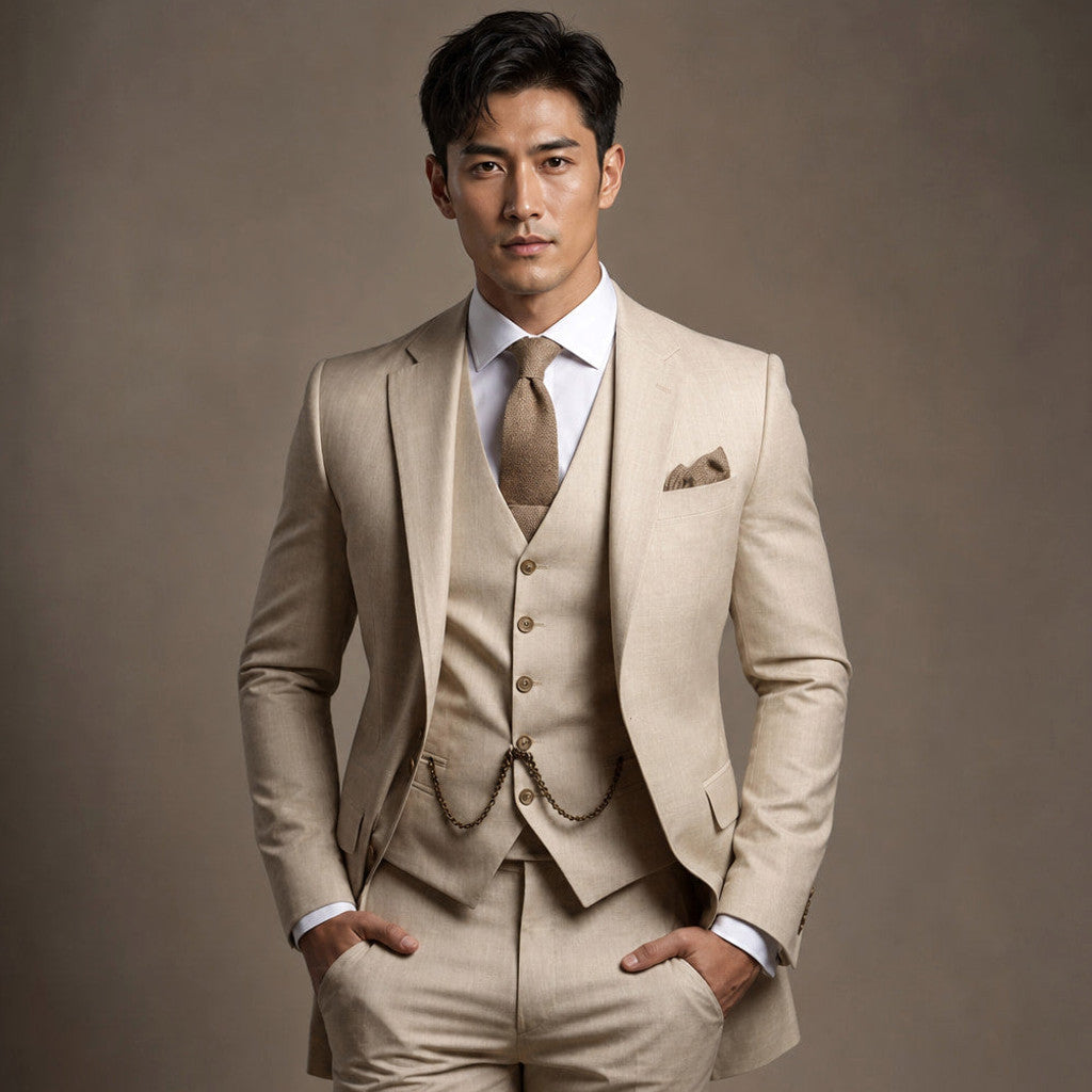 Everard | Three Piece Suit Peak Lapel Slim Fit – Product Photo
