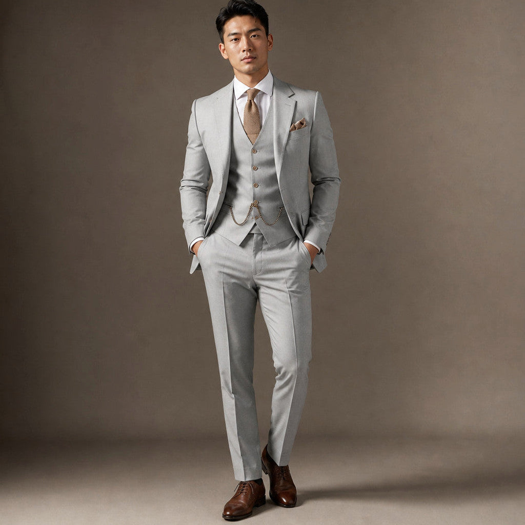 Everard | Three Piece Suit Peak Lapel Slim Fit – Product Photo
