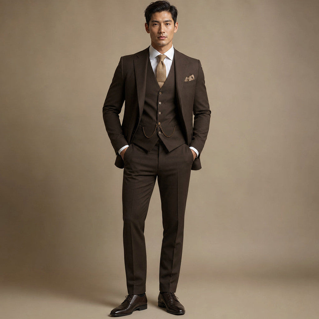 Everard | Three Piece Suit Peak Lapel Slim Fit – Product Photo