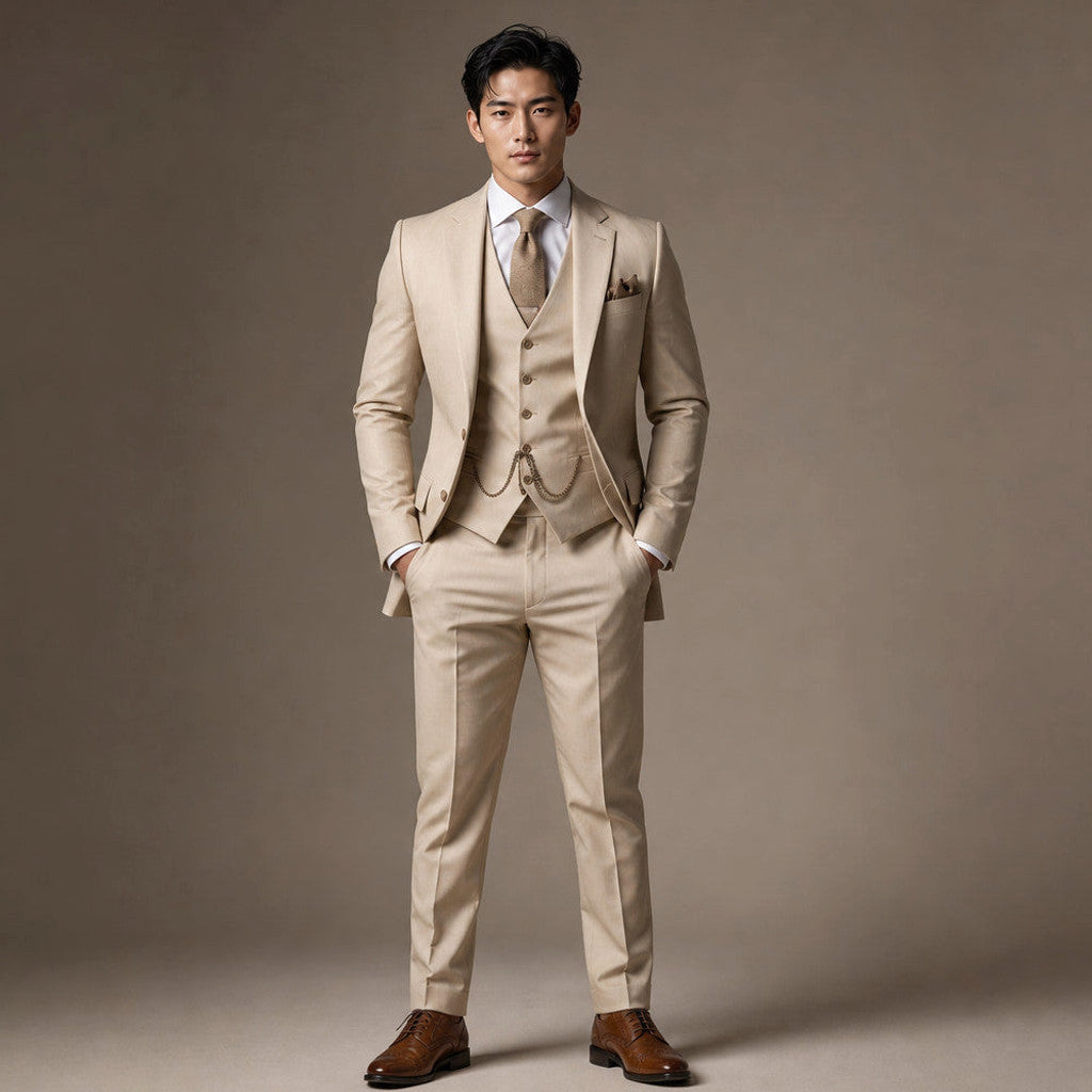 Everard | Three Piece Suit Peak Lapel Slim Fit – Product Photo
