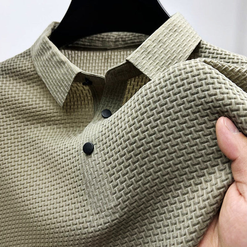 Kelvar | Polo Shirt Pique Ribbed Collar Straight Fit