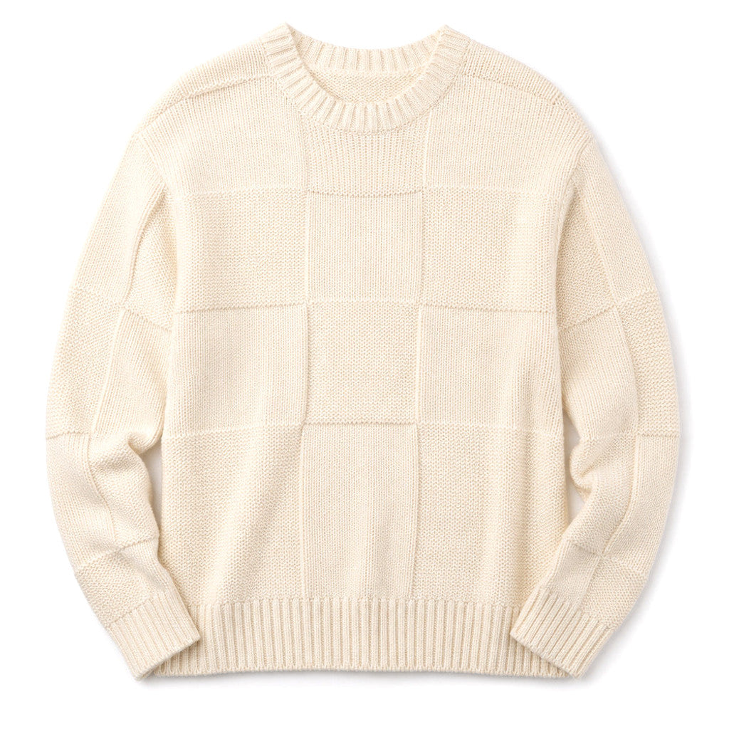 Ferncroft | Knit Sweater Textured Layering Cream – Product Photo
