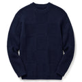 Ferncroft | Knit Sweater Textured Layering Navy – Product Photo