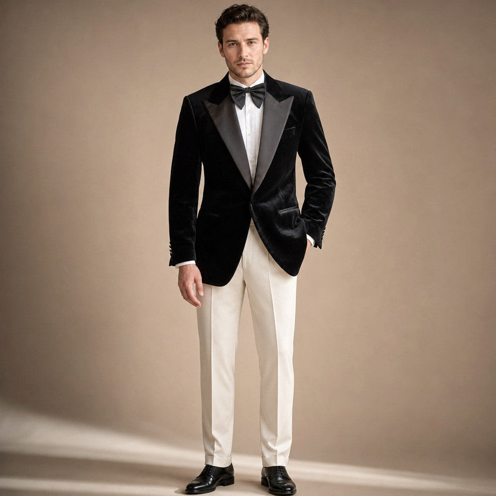 Firenze | Blazer Half Lined Tailored Fit Black – Full Look