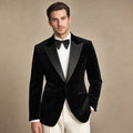 Firenze | Blazer Half Lined Tailored Fit Black – Product Photo