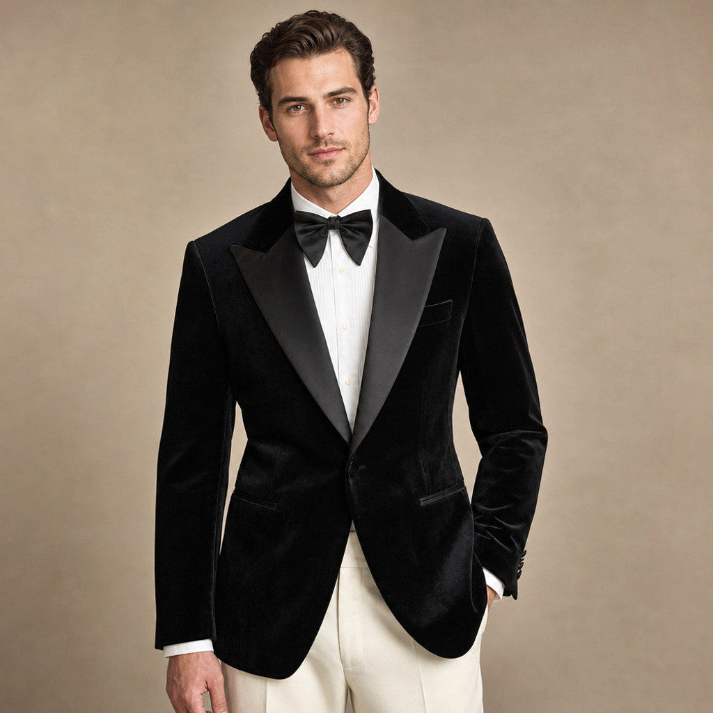 Firenze | Blazer Half Lined Tailored Fit Black – Product Photo