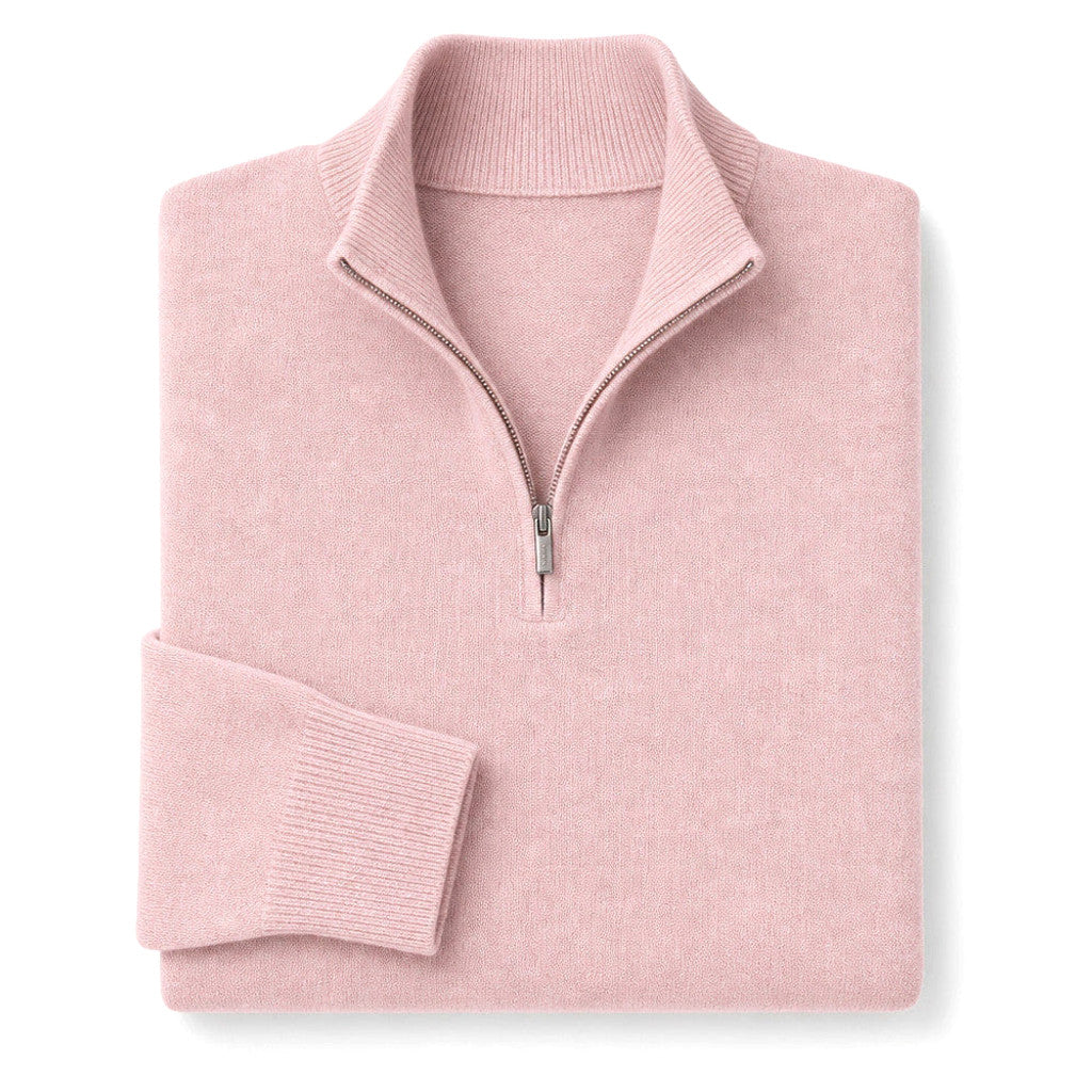 Gilmore | Quarter Zip Jumper Mock Neck Knit – Product Photo