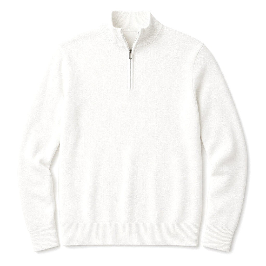 Gilmore | Quarter Zip Jumper Mock Neck Knit – Product Photo