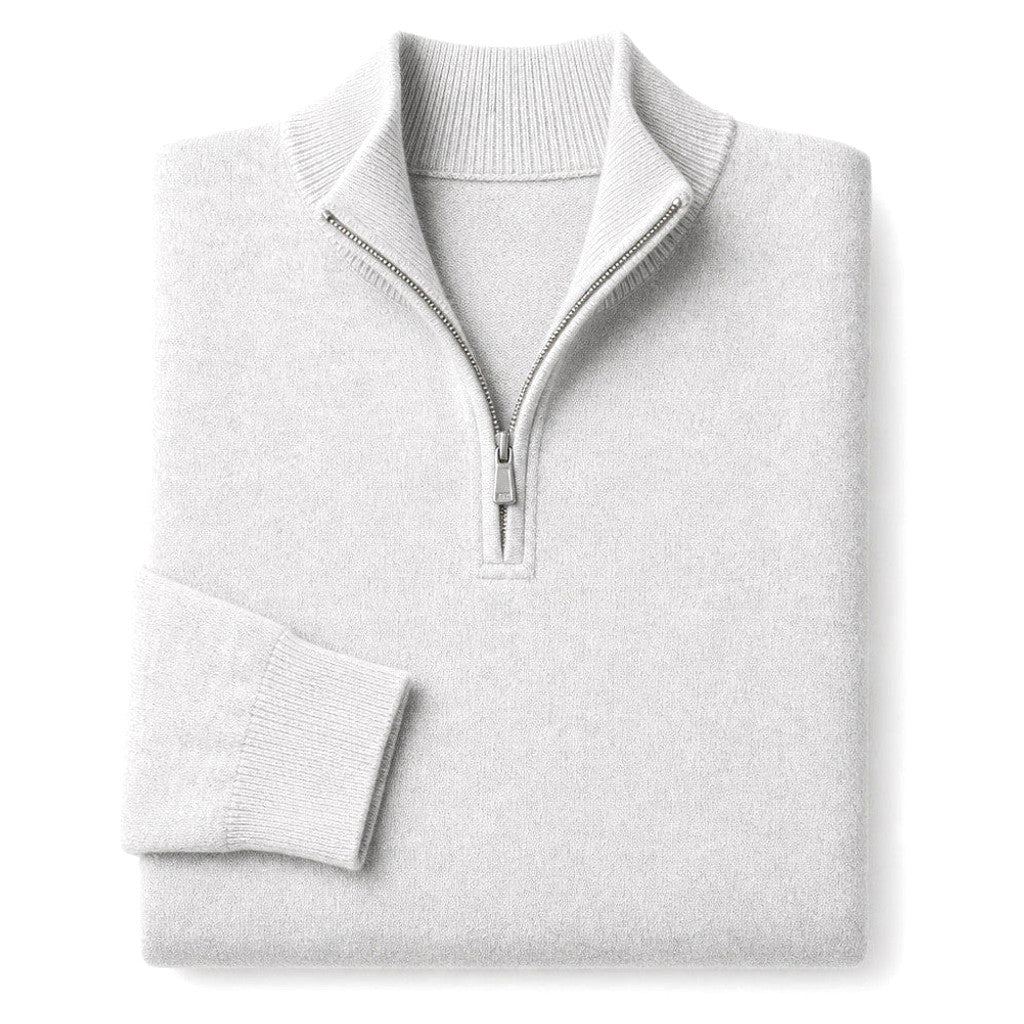 Gilmore | Quarter Zip Jumper Mock Neck Knit – Product Photo