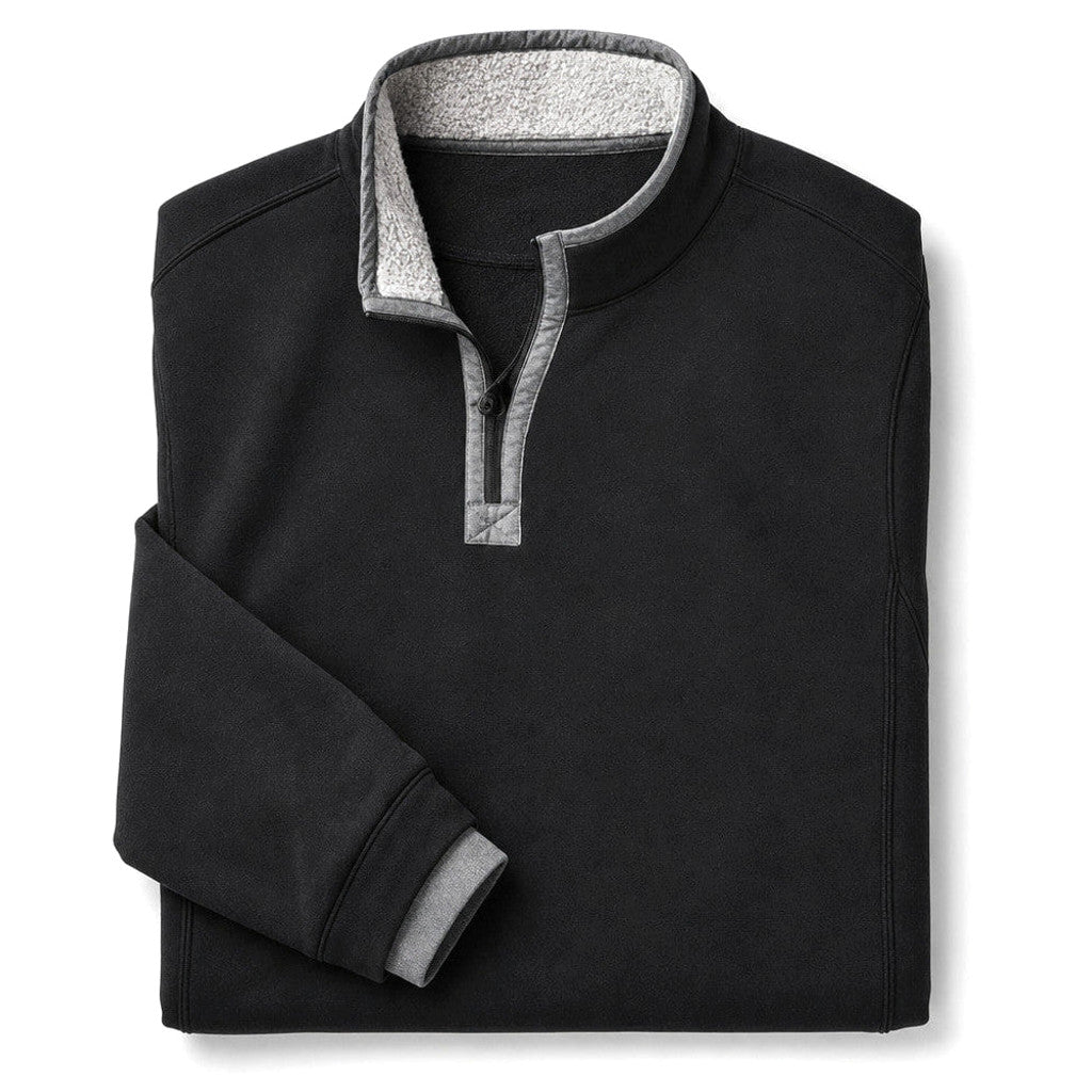Grant | Quarter Zip Jumper Sherpa Collar Fleece – Product Photo