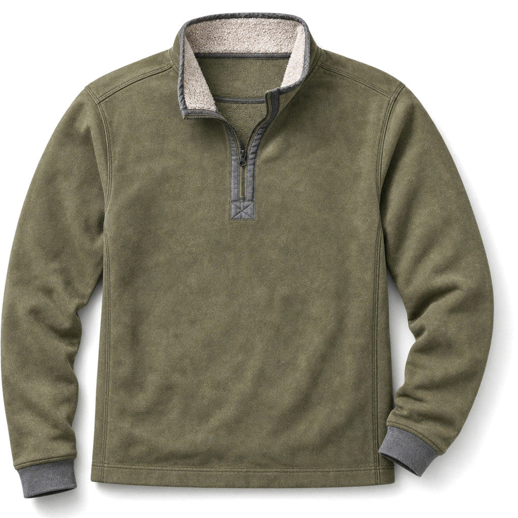 Grant | Quarter Zip Jumper Sherpa Collar Fleece – Product Photo