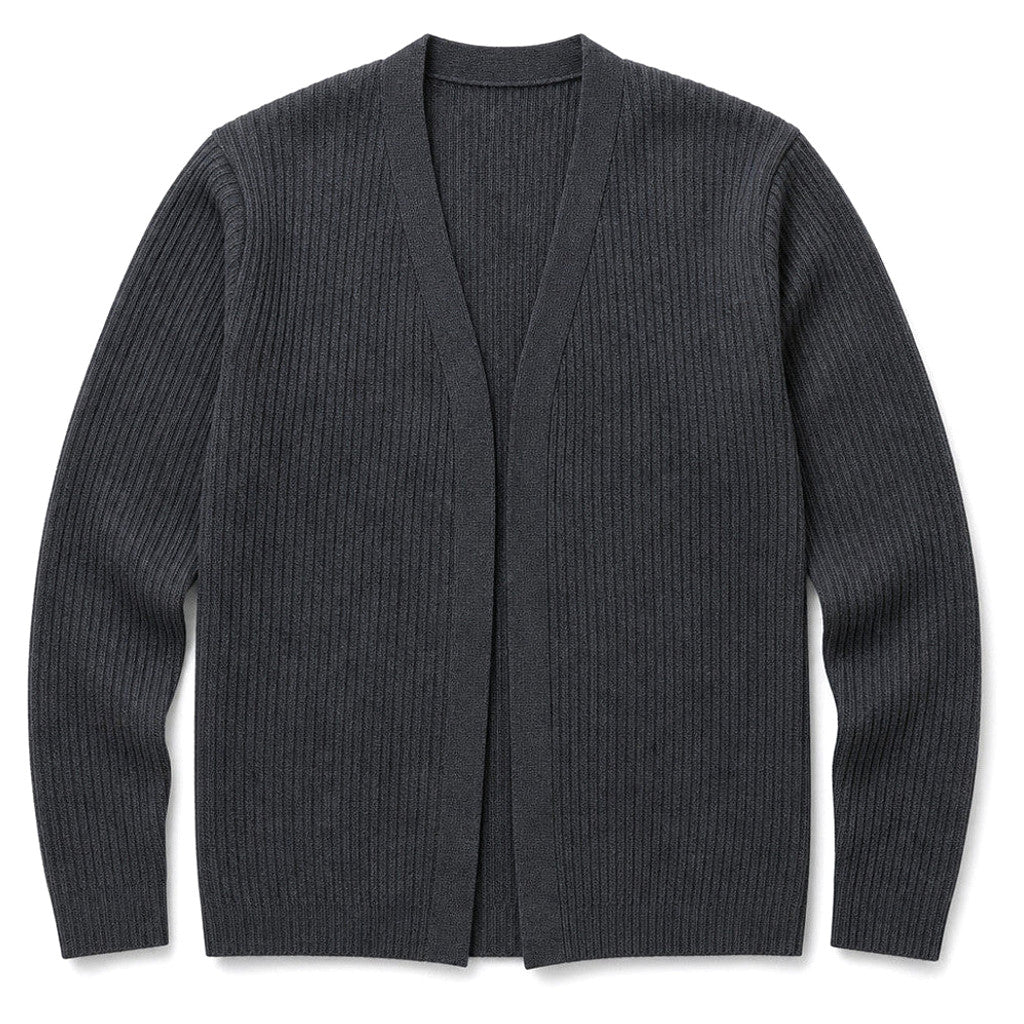 Josiah | Cardigan Ribbed Knit Slim Fit – Product Photo