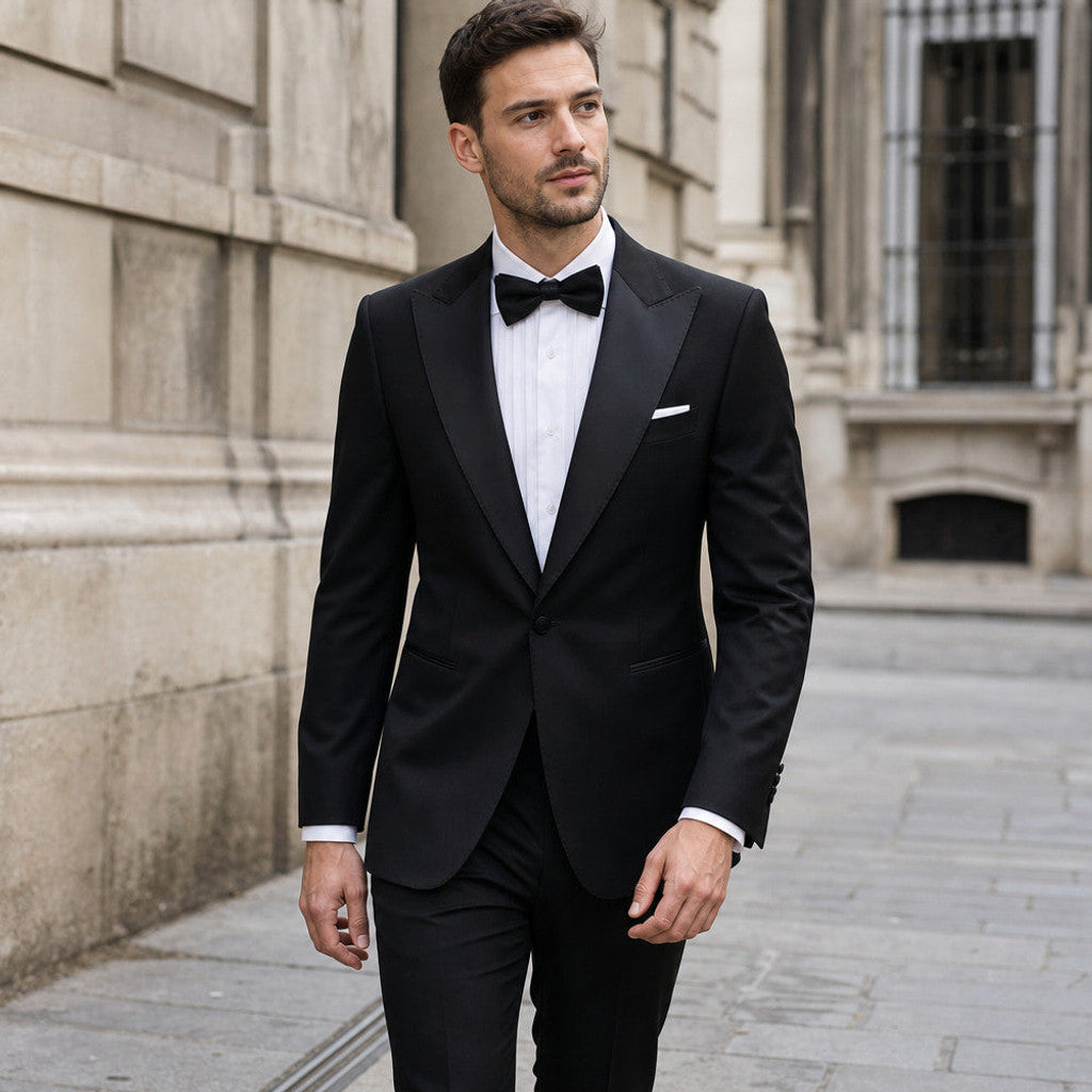Keldon | Blazer Half Lined Black Black – Styled Editorial Shot