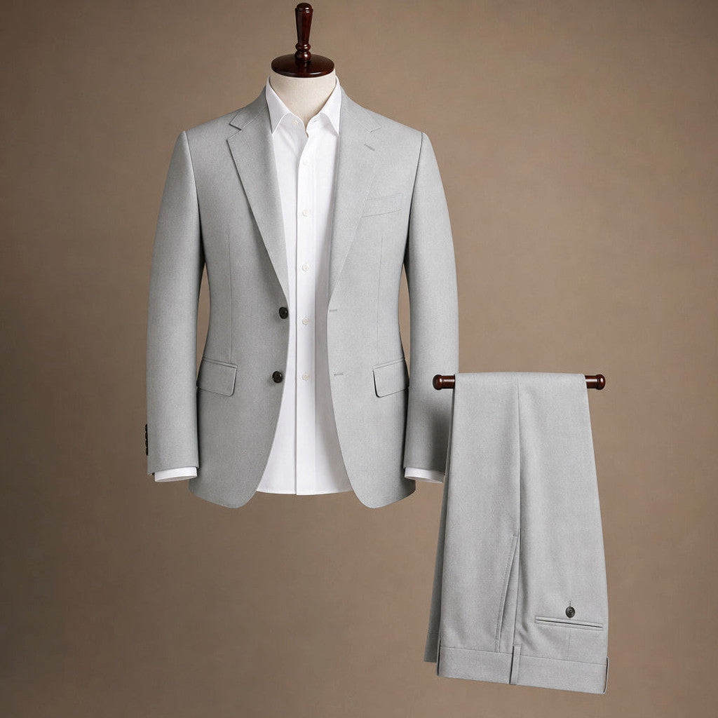 Kelsten | Three Piece Suit Shawl Lapel Slim Fit Grey – Product Photo