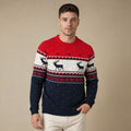 Christmas Jumper Reindeer Knit Navy Navy – Product Photo