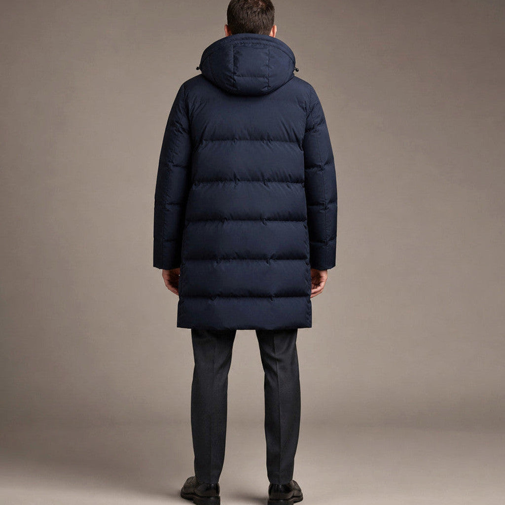 Kestrel | Packable Down Coat Hooded Parka – Product Photo