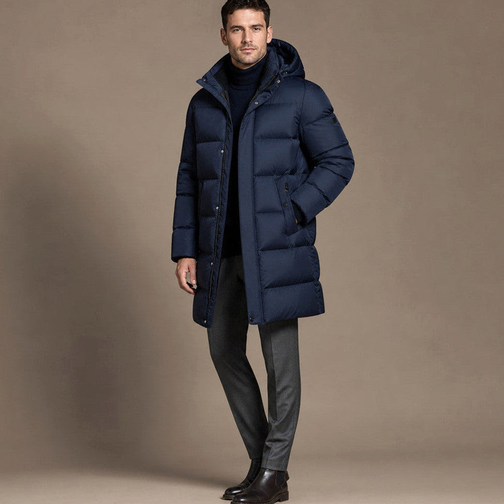 Kestrel | Packable Down Coat Hooded Parka – Product Photo