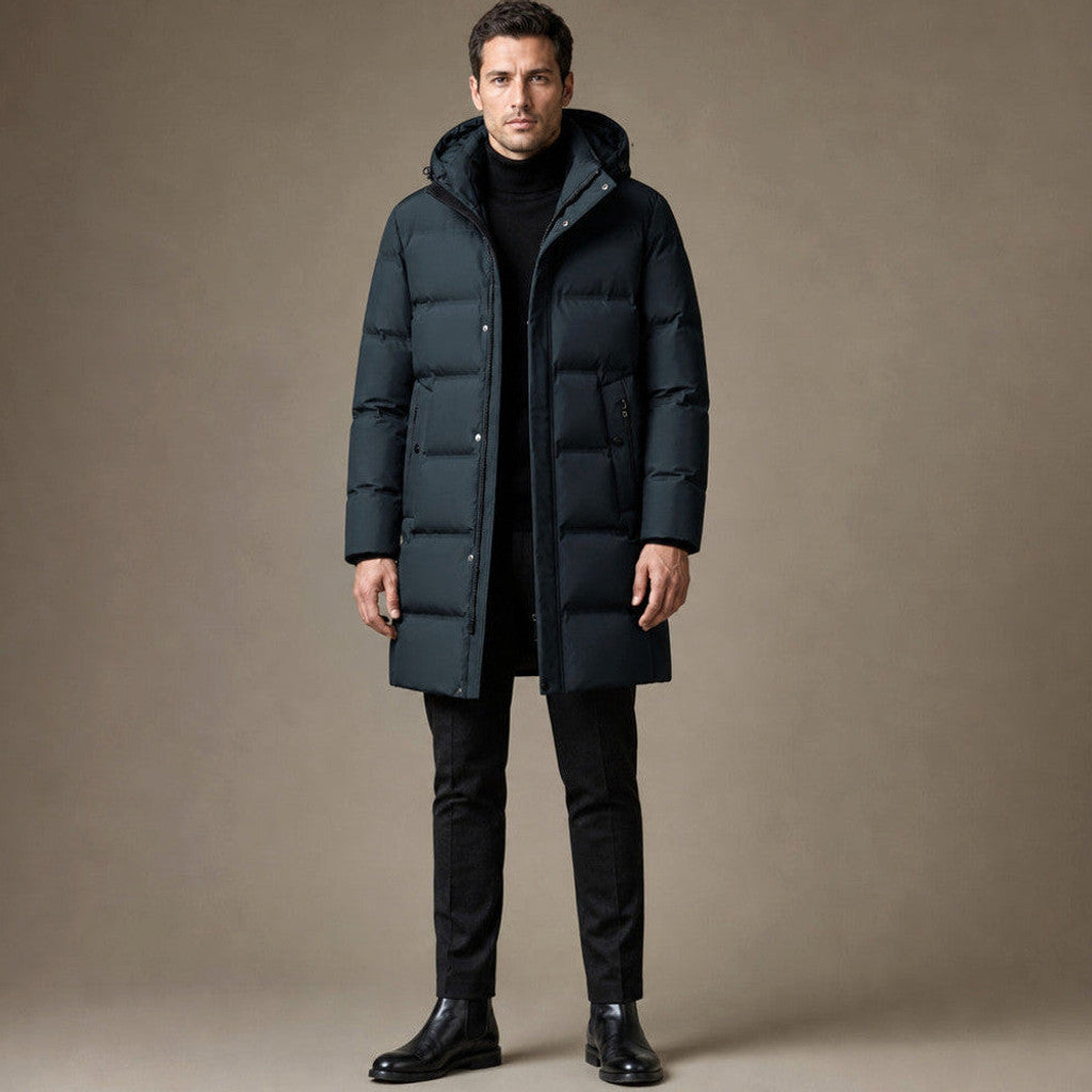 Kestrel | Packable Down Coat Hooded Parka – Product Photo