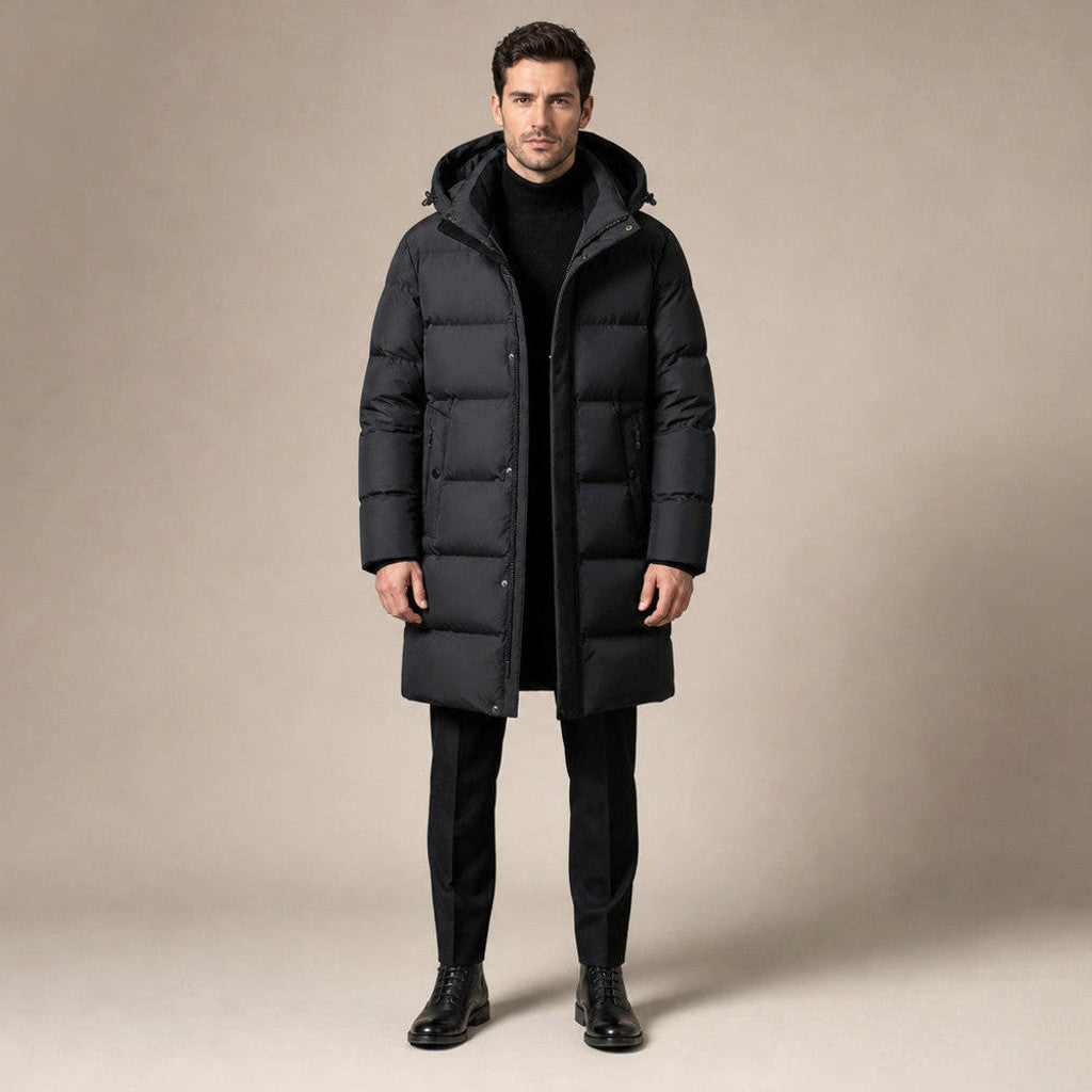 Kestrel | Packable Down Coat Hooded Parka – Product Photo