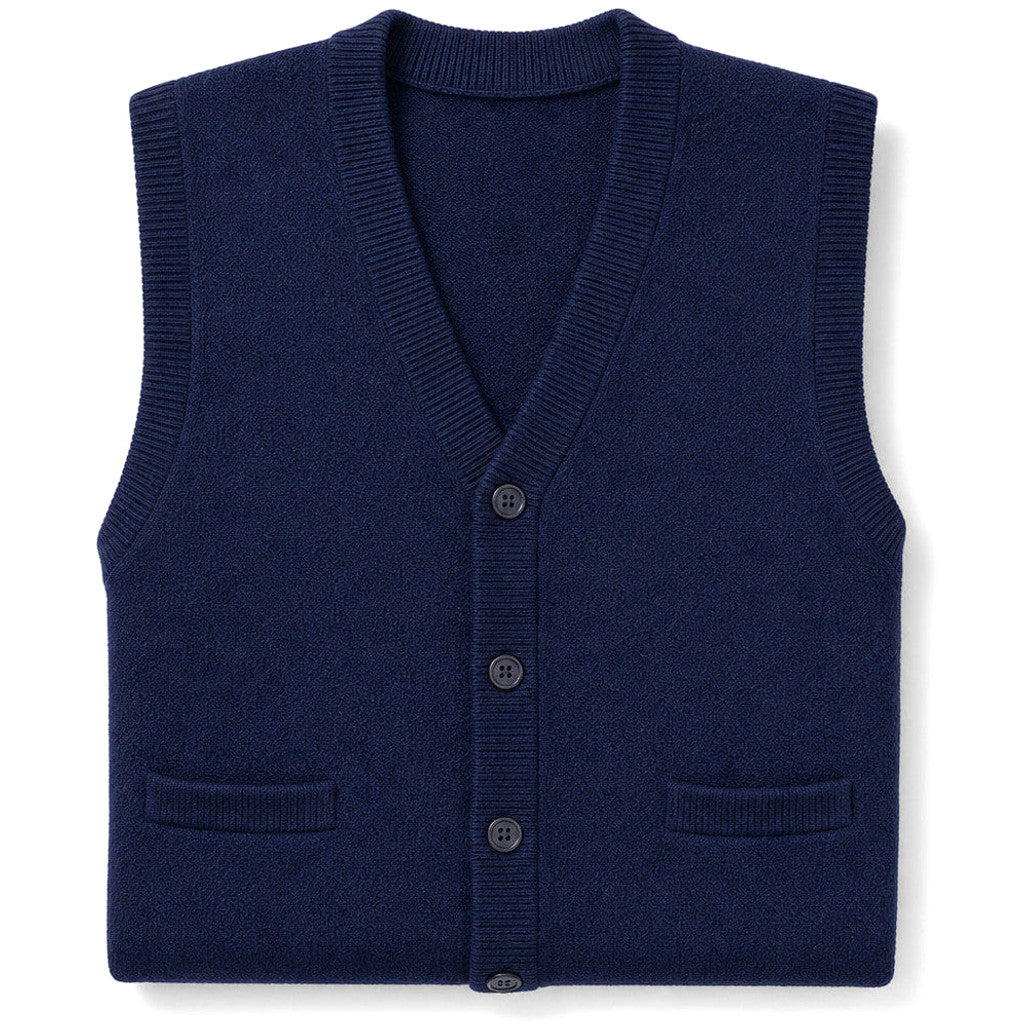 Lemuel | Sweater Vest V-Neck Button-Up Knit – Product Photo