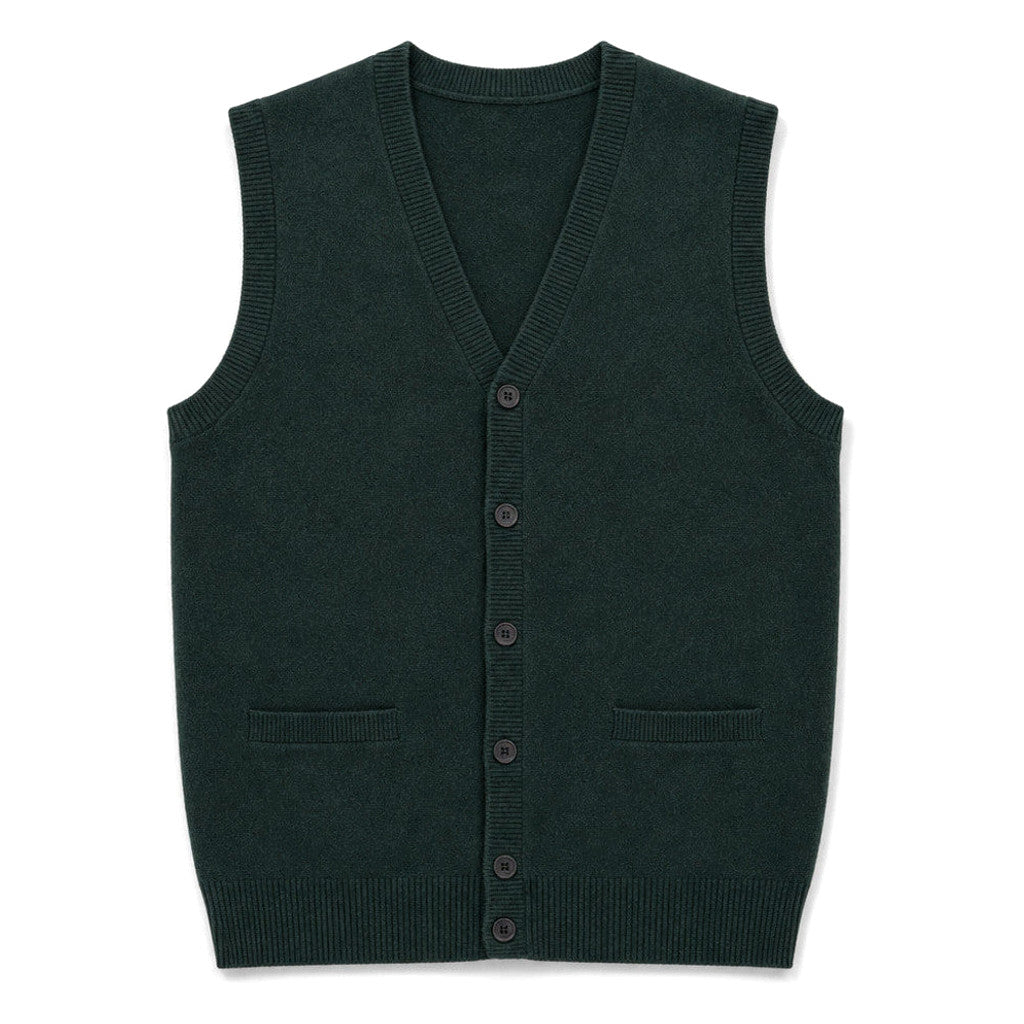 Lemuel | Sweater Vest V-Neck Button-Up Knit – Product Photo